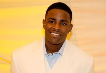 LOS ANGELES, CA - JULY 15:  NFL player Michael Crabtree arrives at the 2009 ESPY Awards held at Nokia Theatre LA Live on July 15, 2009 in Los Angeles, California. The 17th annual ESPYs will air on Sunday, July 19 at 9PM ET on ESPN.  (Photo by Kevork Djansezian/Getty Images for ESPY)