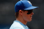KANSAS CITY, MO - JUNE 14:  Mark Teahen #24 of the Kansas City Royals looks on during the game against the Cincinnati Reds on June 14, 2009 in Kansas City, Missouri. (Photo by Jamie Squire/Getty Images)