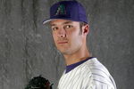 TUCSON, AZ - FEBRUARY 24:  Mike Schultz poses during Arizona Diamondbacks Photo Day on February 24, 2006 at the Kino Sports Complex in Tucson, Arizona.  (Photo by Stephen Dunn /Getty Images)