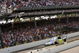 INDIANAPOLIS - JULY 26:  Jimmie Johnson, driver of the #48 Lowe's/KOBALT Tools Chevrolet, crosses the finish line to win the NASCAR Sprint Cup Series Allstate 400 at the Brickyard at Indianapolis Motor Speedway on July 26, 2009 in Indianapolis, Indiana.  (Photo by Ezra Shaw/Getty Images)
