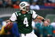 EAST RUTHERFORD, NJ - DECEMBER 28: Brett Favre #4 of The New York Jets looks to pass against The Miami Dolphins during their game on December 28, 2008 at Giants Stadium in East Rutherford, New Jersey. (Photo by Al Bello/Getty Images)