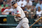 ARLINGTON, TX - JULY 20:  J.D. Drew #7 of the Boston Red Sox tosses his bat aside on a walk in the fourth inning during the MLB game against the Texas Rangers at Rangers Ballpark in Arlington on July 20, 2009 in Arlington, Texas. (Photo by Ronald Martinez/Getty Images)