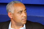 NEW YORK - JUNE 23: General Manager Omar Minaya of the New York Mets speaks to the media prior to the game against the Seattle Mariners on June 23, 2008 at Shea Stadium in the Flushing neighborhood of the Queens borough of New York City. (Photo by Jim McIsaac/Getty Images)