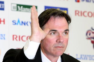 TOKYO - MARCH 21:  GM Billy Beane of Oakland Athletics attends Ricoh MLB Opening Series press conference at Tokyo Dome on March 21, 2008 in Tokyo, Japan. Boston Red Sox and Oakland Athletics plays their opening games in Tokyo on March 25 and 26. (Photo by Junko Kimura/Getty Images)