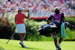 EVIAN-LES-BAINS, FRANCE - JULY 26:  Cristie Kerr of USA celebrates on the 18th hole during the final round of the Evian Masters at the Evian Masters Golf Club on July 26, 2009 in Evian-les-Bains, France.  (Photo by Stuart Franklin/Getty Images)