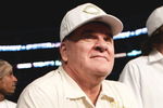 LOS ANGELES - SEPTEMBER 2: Baseball legend Pete Rose watches the fight between James Toney and Samuel Peter during their WBC heavyweight title elimination/NABF & IBA heavyweight championship fight at Staples Center on September 2, 2006 in Los Angeles, California. (Photo by Donald Miralle/Getty Images) 
