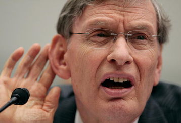WASHINGTON - JANUARY 15:  Major League Baseball Commissioner Bud Selig listens to a question during a hearing of the U.S. House Oversight and Government Reform Committee on the illegal use of sterioids in baseball January 15, 2008 in Washington, DC. The 'Mitchell Report' named several former and current major league baseball players who are accused of using steriods or other performance-enhancing drugs.  (Photo by Chip Somodevilla/Getty Images)