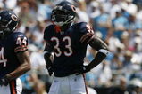 CHARLOTTE, NC - SEPTEMBER 14:  Charles Tillman #33 of the Chicago Bears looks on during the game against the Carolina Panthers at Bank of America Stadium on September 14, 2008 in Charlotte, North Carolina. (Photo by Kevin C. Cox/Getty Images)