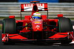 BUDAPEST, HUNGARY - JULY 25:  Felipe Massa of Brazil and Ferrari drives before his accident during qualifying for the Hungarian Formula One Grand Prix at the Hungaroring on July 25, 2009 in Budapest, Hungary.  (Photo by Paul Gilham/Getty Images)