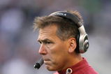 SEATTLE - NOVEMBER 23:  Head coach Jim Zorn of the Washington Redskins looks on during the game against the Seattle Seahawks on November 23, 2008 at Qwest Field in Seattle, Washington. The Redskins defeated the  Seahawks 20-17. (Photo by Otto Greule Jr/Getty Images)