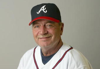 KISSIMMEE, FL - FEBRUARY 27:  Pitching coach Leo Mazzone of the Atlanta Braves poses for a picture during Media Day at Disney's Wide World of Sports Complex on February 27, 2004 in Kissimmee, Florida. (Photo by Rick Stewart/Getty Images)