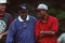 27 Aug 1995:  Tiger Woods shares a smile with his father, Earl, during a round of competition in the 1995 U.S. Amatuer Championships held at the Newport Country Club in Newport, Rhode Island.   Mandatory Credit: J.D. Cuban/Allsport