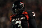 LUBBOCK, TX - NOVEMBER 08:  Defensive back Jamar Wall #3 of the Texas Tech Red Raiders during play against the Oklahoma State Cowboys at Jones AT&T Stadium on November 8, 2008 in Lubbock, Texas.  (Photo by Ronald Martinez/Getty Images)