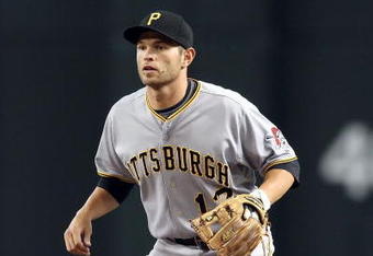 PHOENIX - JULY 26:  Infielder Freddy Sanchez #12 of the Pittsburgh Pirates in action during the major league baseball game against the Arizona Diamondbacks at Chase Field on July 26, 2009 in Phoenix, Arizona. The Diamondbacks defeated the Pirates 9-0.  (Photo by Christian Petersen/Getty Images)