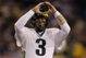 01 Jan 2002 : Joey Harrington of Oregon celebrates his third quarter touchdown against Colorado during the game at the Fiesta Bowl at Sun Devil Stadium in Tempe, Arizona. The Oregon Ducks won 38-16. DIGITAL IMAGE. Mandatory Credit: Brian Bahr/Getty Images