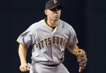 PHOENIX - JULY 26:  Infielder Jack Wilson #2 of the Pittsburgh Pirates in action during the major league baseball game against the Arizona Diamondbacks at Chase Field on July 26, 2009 in Phoenix, Arizona. The Diamondbacks defeated the Pirates 9-0.  (Photo by Christian Petersen/Getty Images)