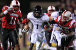 LOUISVILLE, KY - NOVEMBER 14: Mardy Gilyard # 1 of the Cincinnati Bearcats runs for a touchdown during the Big East Conference game against the Louisville Cardinals on November 14, 2008 at  Papa John's Stadium in Louisville, Kentucky.  (Photo by Andy Lyons/Getty Images)