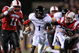 LOUISVILLE, KY - NOVEMBER 14: Mardy Gilyard # 1 of the Cincinnati Bearcats runs for a touchdown during the Big East Conference game against the Louisville Cardinals on November 14, 2008 at  Papa John's Stadium in Louisville, Kentucky.  (Photo by Andy Lyons/Getty Images)