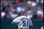 14 APR 1993:  FLORIDA MARLINS PITCHER TREVOR HOFFMAN WINDS UP TO PITCH DURING THE MARLINS VERSUS SAN FRANCISCO GIANTS GAME AT CANDLESTICK PARK IN SAN FRANCISCO, CALIFORNIA.