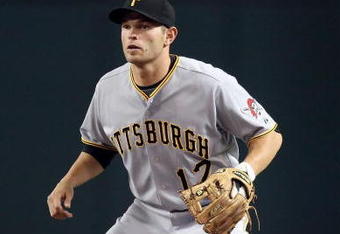 PHOENIX - JULY 23:  Infielder Freddy Sanchez #12 of the Pittsburgh Pirates in action during the major league baseball game against the Arizona Diamondbacks at Chase Field on July 23, 2009 in Phoenix, Arizona. The Diamondbacks defeated the Pirates 11-4.  (Photo by Christian Petersen/Getty Images)