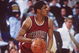 13 Dec 1994: JEROME ALLEN OF THE UNIVERSITY OF PENNSYLVANIA DRIBBLES DOWNCOURT DURING THE 62-60 WIN OVER MICHIGAN AT CRISLER ARENA IN ANN ARBOR, MICHIGAN.