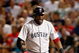 ARLINGTON, TX - JULY 22: Designated hitter David Ortiz #34 of the Boston Red Sox reacts after hitting a foul ball against the Texas Rangers on July 22, 2009 at Rangers Ballpark in Arlington, Texas. (Photo by Ronald Martinez/Getty Images)