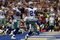 DALLAS - SEPTEMBER 15:  Running back Marion Barber #24 of the Dallas Cowboys celebrates a touchdown with Jason Witten #82 against the Philadelphia Eagles in the fourth quarter at Texas Stadium on September 15, 2008 in Irving, Texas.  (Photo by Ronald Martinez/Getty Images)