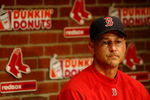 BOSTON - JULY 30:  Manager Terry Francona #47 of the Boston Red Sox reflects at a post game press conference after the game against the Oakland A's on July 30, 2009 at Fenway Park in Boston, Massachusetts. The Red Sox won 8-5.  (Photo by Elsa/Getty Images)