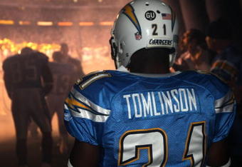 SAN DIEGO - JANUARY 03:  LaDainian Tomlinson #21 of the San Diego Chargers prepares to take the field prior to the game against the Indianapolis Colts in the AFC Wild Card Game on January 3, 2009 at Qualcomm Stadium in San Diego, California.  (Photo by Stephen Dunn/Getty Images)