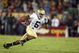 LOS ANGELES - NOVEMBER 29:  Armando Allen Jr. #5 of the Notre Dame Fighting Irish carries the ball during the game against the USC Trojans at the Memorial Coliseum on November 29, 2008 in Los Angeles, California. (Photo by: Jeff Gross/Getty Images)