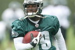 PHILADELPHIA - MAY 1: Running back LeSean McCoy #29 of the Philadelphia Eagles runs the ball during minicamp practice at the NovaCare Complex on May 1, 2009 in Philadelphia, Pennsylvania. (Photo by Hunter Martin/Getty Images)