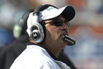 MIAMI, FL - JANUARY 4:  Coach Tony Sparano of the Miami Dolphins checks the scoreboard during play against the Baltimore Ravens in an NFL Wildcard Playoff Game at Dolphins Stadium on January 4, 2009 in Miami, Floirda.  (Photo by Al Messerschmidt/Getty Images) 