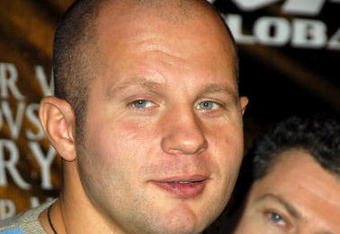 NEW YORK - JANUARY 20:  Heavyweight mixed martial arts champion Fedor 'The Last Emperor' Emelianenko of Russia attends the 'Day of Reckoning' press conference at Trump Tower January 20, 2009 in New York City.  (Photo by Joe Corrigan/Getty Images)