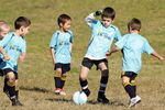 SYDNEY, AUSTRALIA - JULY 25:  Children play soccer as a part of the Optus Small Sided Football program announcment between Football Federation Australia (FFA) and Optus at Heffron Park on July 25, 2009 in Sydney, Australia.  (Photo by Mark Nolan/Getty Images)