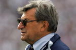 STATE COLLEGE, PA - SEPTEMBER 06:  Head coach Joe Paterno of the Penn State Nittany Lions during play against the Oregon State Beavers at Beaver Stadium on September 6, 2008 in State College, Pennsylvania.  (Photo by Ronald Martinez/Getty Images)