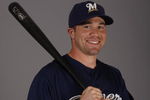 MARYVALE, AZ - FEBRUARY 26:  Vinny Rottino #10  poses for a photo during the Milwaukee Brewers Spring Training Photo Day at Maryvale Baseball Park on February 26, 2008 in Maryvale, Arizona.  (Photo by Chris Graythen/Getty Images)