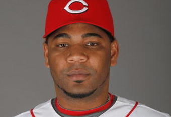 SARASOTA, FL - FEBRUARY 18:  Edwin Encarnacion #28 of the Cincinnati Reds poses for a photo during Spring Training Photo day on February 18, 2009 at the Cincinnati Reds training facility in Sarasota, Florida.  (Photo by Chris Graythen/Getty Images)