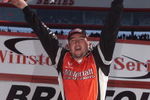 25 Mar 2001: Elliott Sadler celebrates winning the NASCAR Winston Cup Food City 500 at Bristol Motor Speedway in Bristol, Tennessee.  Digital Image Mandatory Credit: Jonathan Ferrey/ALLSPORT