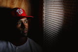 VIERA, FL - FEBRUARY 21:  Corey Patterson #4 of the Washington Nationals poses during photo day at Roger Dean Stadium on February 21, 2009 in Viera, Florida.  (Photo by Doug Benc/Getty Images)