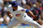 CHICAGO - MAY 16: Carlos Marmol #49 of the Chicago Cubs throws the ball against the Houston Astros on May 16, 2009 at Wrigley Field in Chicago, Illinois. The Cubs defeated the Astros 5-4. (Photo by Jonathan Daniel/Getty Images)