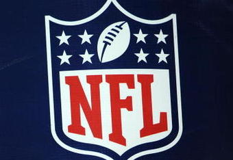 HOUSTON - NOVEMBER 09:  The NFL shield logo on the goal post during play between the Baltimore Ravens and the Houston Texans at Reliant Stadium on November 9, 2008 in Houston, Texas.  (Photo by Ronald Martinez/Getty Images)