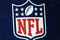 HOUSTON - NOVEMBER 09:  The NFL shield logo on the goal post during play between the Baltimore Ravens and the Houston Texans at Reliant Stadium on November 9, 2008 in Houston, Texas.  (Photo by Ronald Martinez/Getty Images)