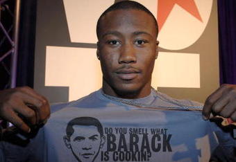 LOS ANGELES, CA - OCTOBER 25:  Denver Broncos reciever Brandon Marshall poses for a picture at Scratch or Spin: The Great DJ Debate Presented by PATRON at the Hollywood Roosevelt Ballroom on October 25, 2008 in Los Angeles, California.  (Photo by Toby Canham/Getty Images for GQ magazine)