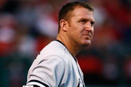 ANAHEIM, CA - MAY 25: Jim Thome #25 of the Chicago White Sox looks on from the dugout against the Los Angeles Angels of Anaheim at Angel Stadium on May 25, 2009 in Anaheim, California. (Photo by Jeff Gross/Getty Images)
