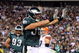 PHILADELPHIA - DECEMBER 15: Stewart Bradley #55 of the Philadelphia Eagles celebrates after a tackle against the Cleveland Browns on December 15, 2008 at Lincoln Financial Field in Philadelphia, Pennsylvania. (Photo by Jim McIsaac/Getty Images)