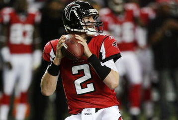 ATLANTA - DECEMBER 28:  Quarterback Matt Ryan #2 of the Atlanta Falcons drops back to throw a pass against the St. Louis Rams at Georgia Dome on December 28, 2008 in Atlanta, Georgia.  The Falcons defeated the Rams 31-27.  (Photo by Doug Benc/Getty Images)