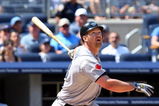 NEW YORK - JULY 06:  Scott Rolen #33 of the Toronto Blue Jays bats against the New York Yankees on July 6, 2009 at Yankee Stadium in the Bronx borough of New York City.  (Photo by Jim McIsaac/Getty Images)