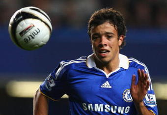 LONDON - NOVEMBER 12:  Franco Di Santo of Chelsea in action during the Carling Cup Fourth Round match between Chelsea and Burnley at Stamford Bridge on November 12, 2008 in London, England.  (Photo by Ryan Pierse/Getty Images)