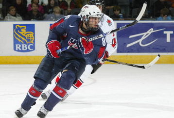 LONDON,ON - JANUARY 3:  Jerry D'Amigo #89 of Team USA skates in a game against Team Pacific on January 3, 2008 at the John Labatt Centre in London, Ontario. Team USA defeated Team Pacific 3-2 and earned a spot in the gold medal game against Team Ontario in the World Under 17 Challenge. (Photo by Claus Andersen/Getty Images)