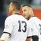 NEW YORK - JUNE 03:  Derek Jeter #2 of the New York Yankees talks to teammate Alex Rodriguez #13  in the field against the Texas Rangers on June 3, 2009 at Yankee Stadium in the Bronx borough of New York City.  (Photo by Nick Laham/Getty Images)